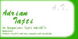 adrian tajti business card